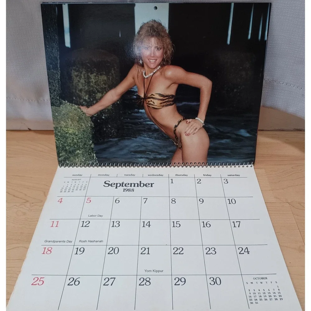 1988 Girls‎ of Daytona Beach Florida Calendar Bikinis Cars Bikes